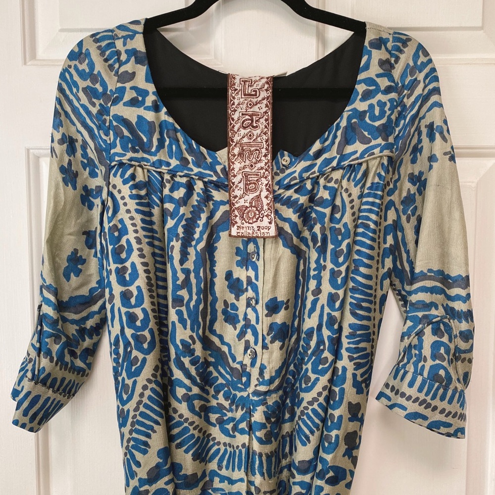 L.A.M.B. Gwen Stefani Celestial Dhoti Dress Tunic